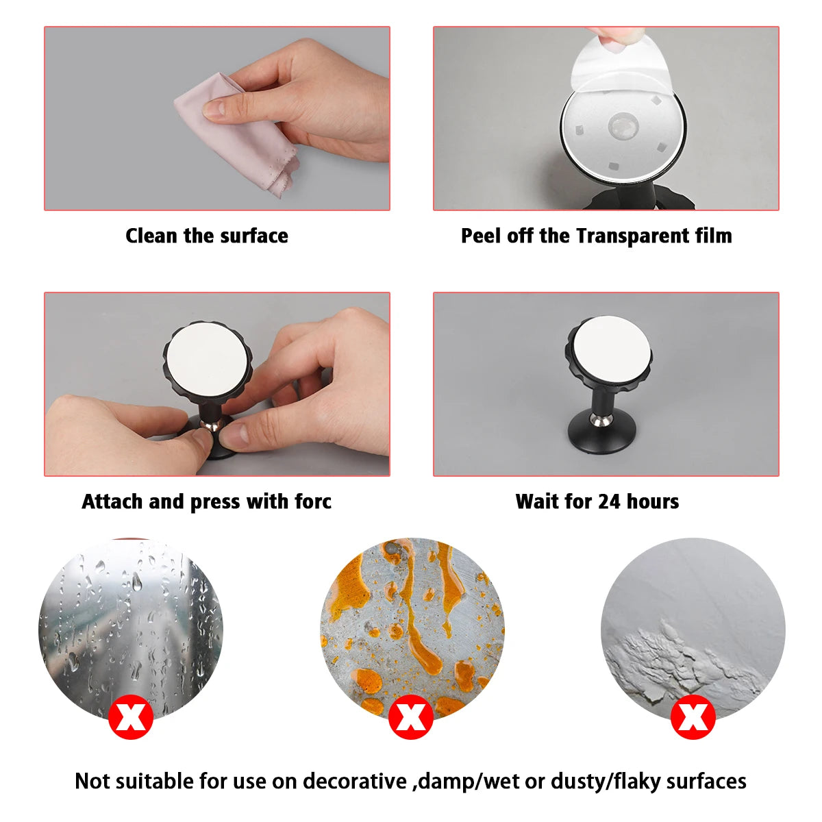 Clear Acrylic Double-Sided Tape Traceless Nano Adhesive Dots, Waterproof EVA for Balloons Car Plastic Glass Metal Drywall etc