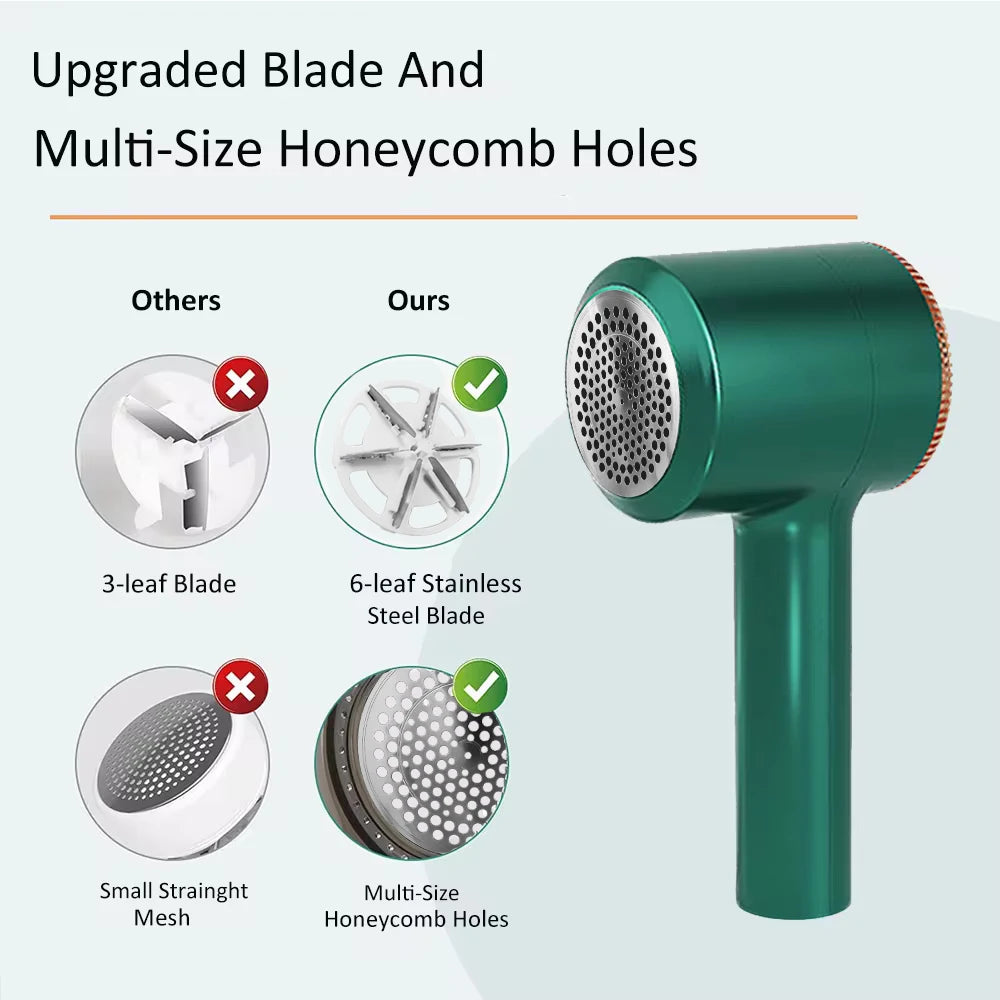 Lint Remover Electric Rechargeable Pellet Fabric Shaver For Clothes Clothing Fluff Remover Portable Hair Balls Fuzz Removers