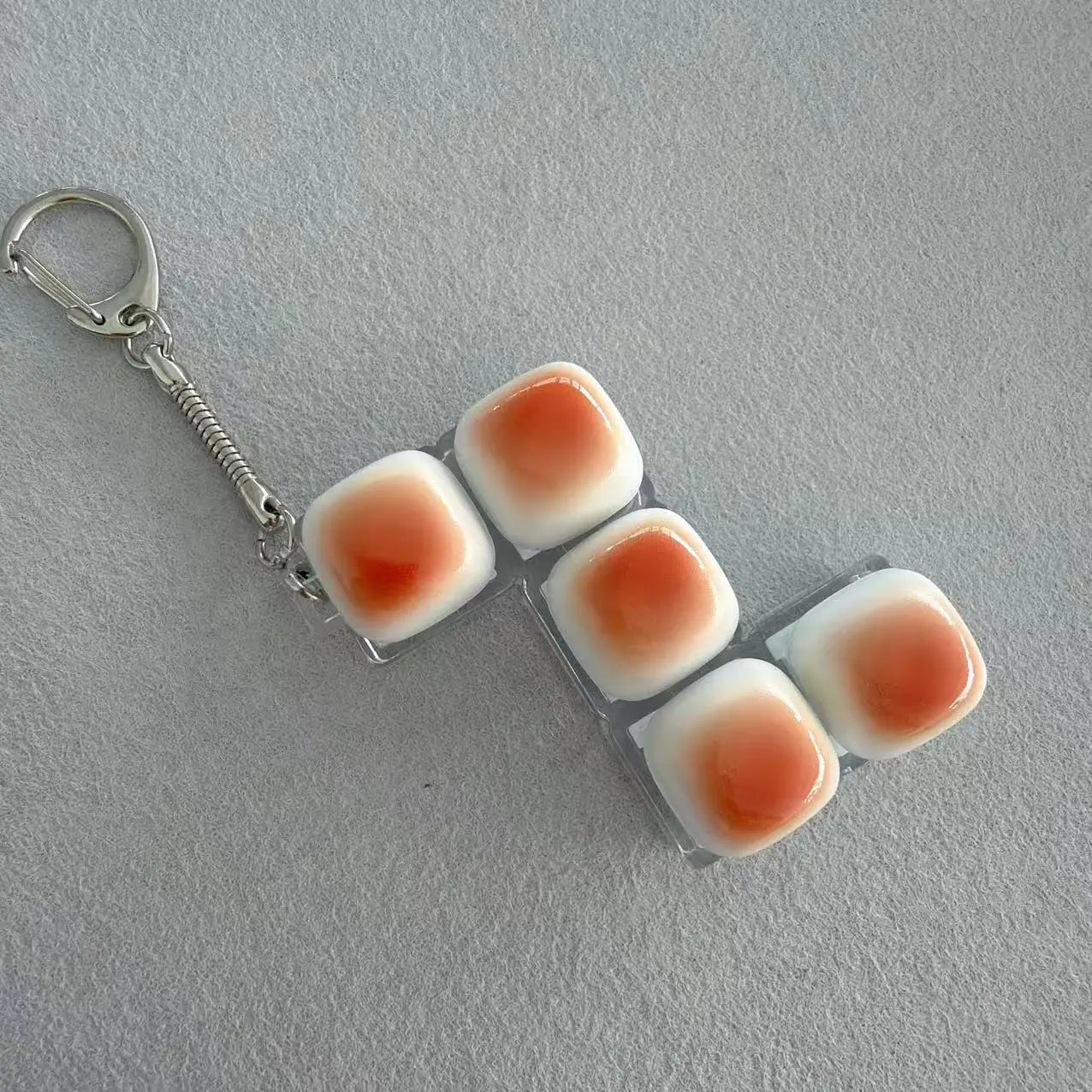 Bread Keycap Stress Relief shine Clicker Keychain Mechanical Keyboard Button Decompress Fingertip Keyring fidget toy sensory toy