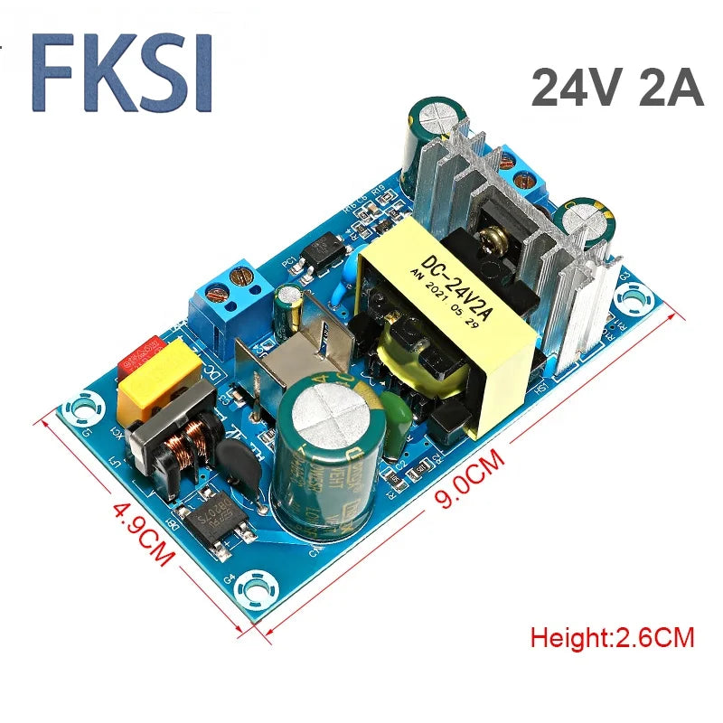 AC 85-265V to DC 12V 24V 36V 48V step down Transformer power supply  1A 2A 4A 6A 8A 9A switching power module for Replace Repair