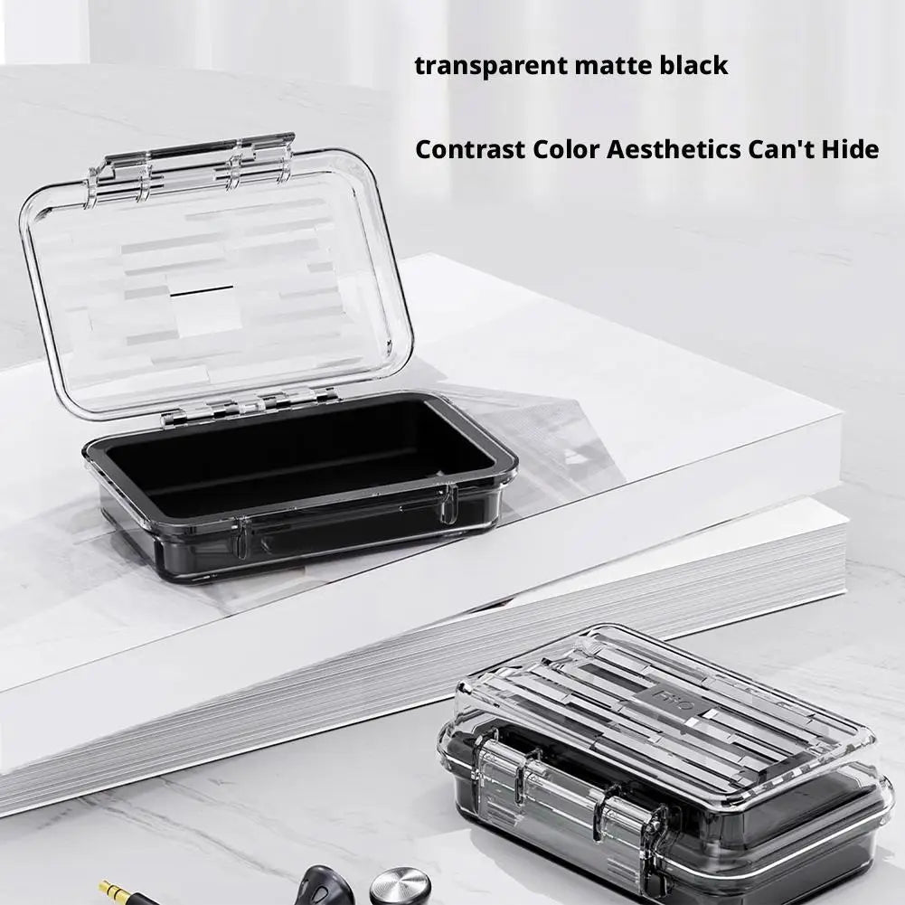 Portable Transparent for FiiO/Feiao NEST Clear Earphone Data Cable Waterproof, Splashing and Dustproof Protection Box