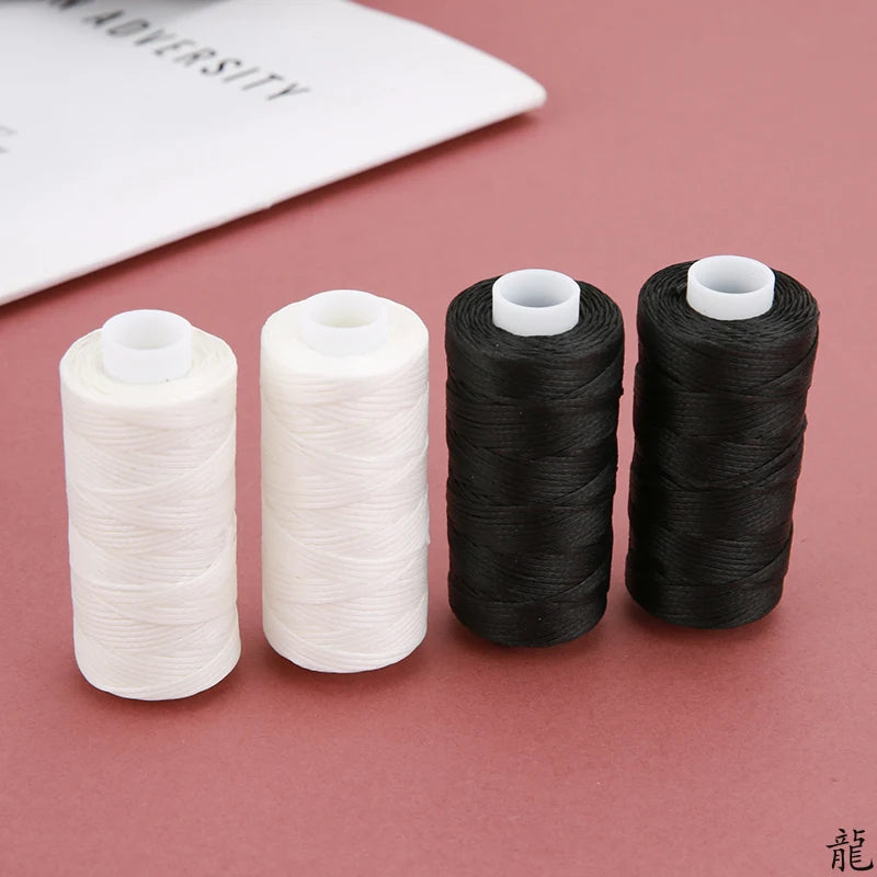 Leather Craft DIY Project 150D Leather Sewing Polyester Flat Wax String Diameter 0.8mm 30 Meter