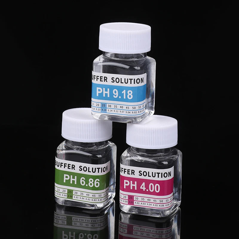 Reusable 50ML PH 4.00 6.86 9.18 Calibration Solution Buffer Liquid For PH Meter