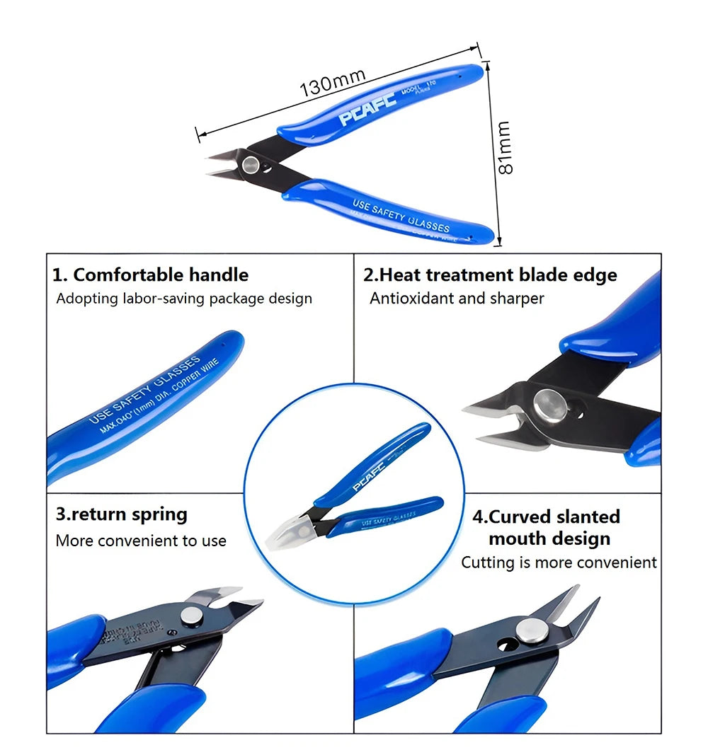 3D Printer Tool Kit Trimming Knife Scraper Cleaning Needle Tweezers Pliers Scraper Basic Deburring Tools Kit DIY 3D Printer Part