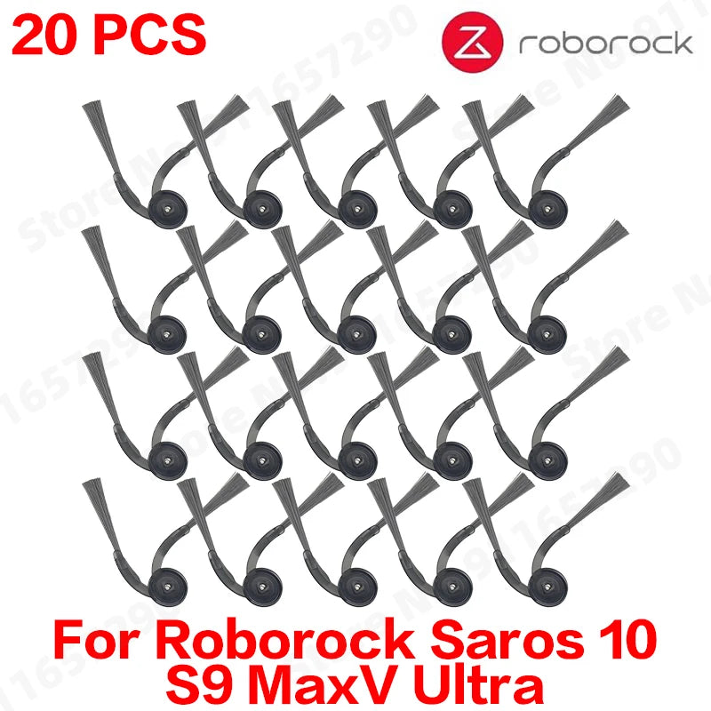 Replacement Parts Compatible for Roborock Saros 10 / S9 MaxV Ultra Main Roller Side Brush HEPA Filter Mop Cloth Dust Bag