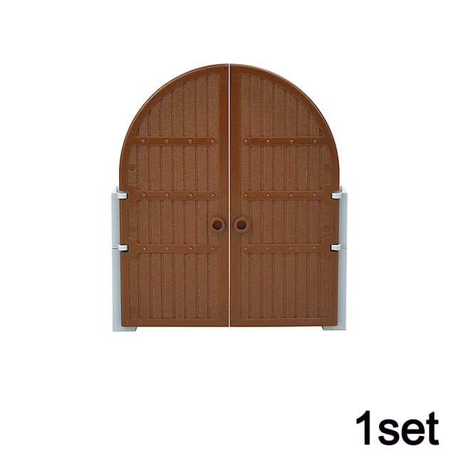 City Window Building Blocks MOC House Door Frame Glass Bricks Parts Compatible 60594  60616 60621 60596 MOC Educational Parts Fo