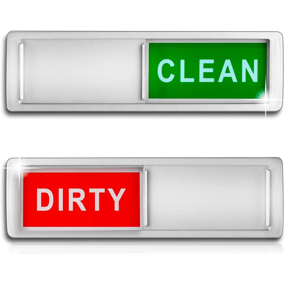 Dishwasher Magnet Clean Dirty Sign Strong Magnet for Kitchen Refrigerator Dishwasher Magnet Home Room Decoration