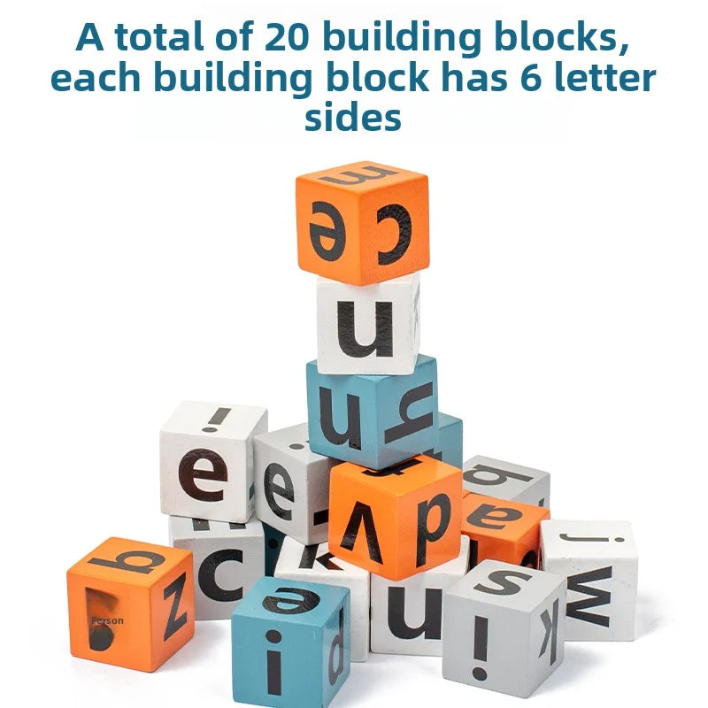 Educational toys for children to learn English vocabulary; early learning tools for English language development.