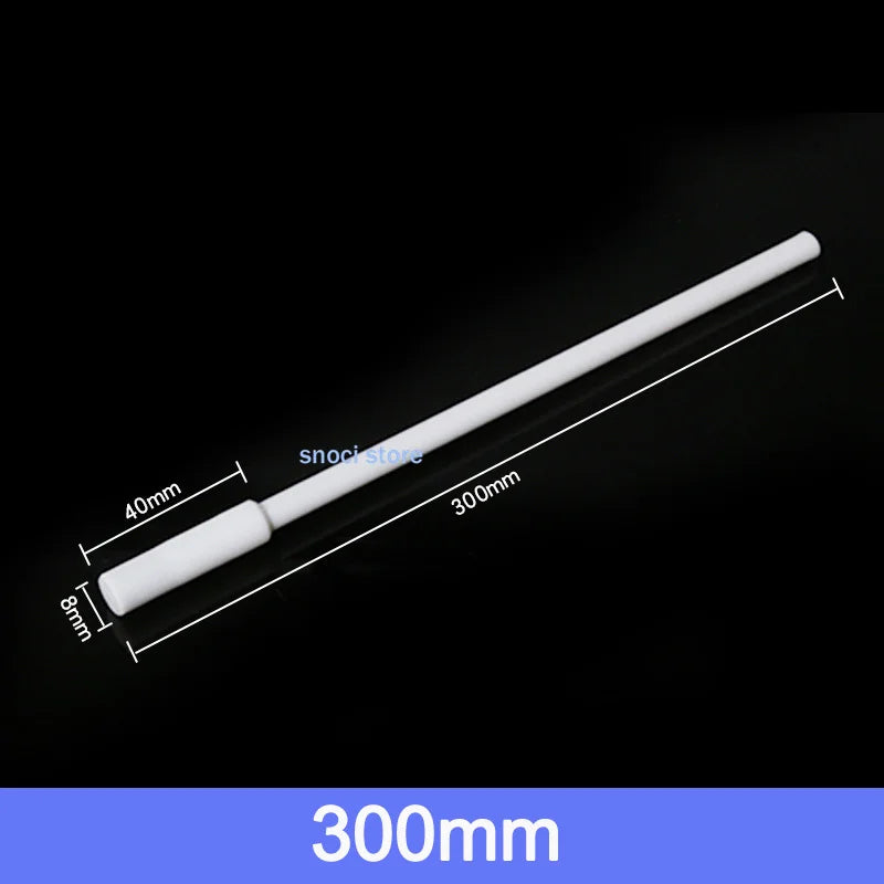PTFE Magnetic Stirrer Stir Bar Magneton Stirring Rod PTFE recovery rod magnetic stirrer Recoverer  White 1Piece