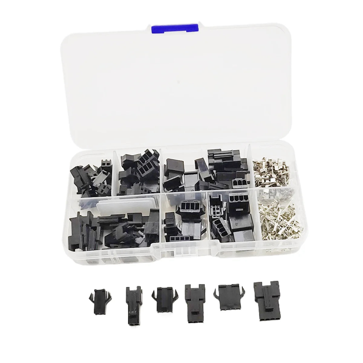 1Box JST ZH PH XH MX Connector Kit - 1.25/1.5/2.0/2.54mm Male Female Housing & Crimp Terminal for DIY Electronics
