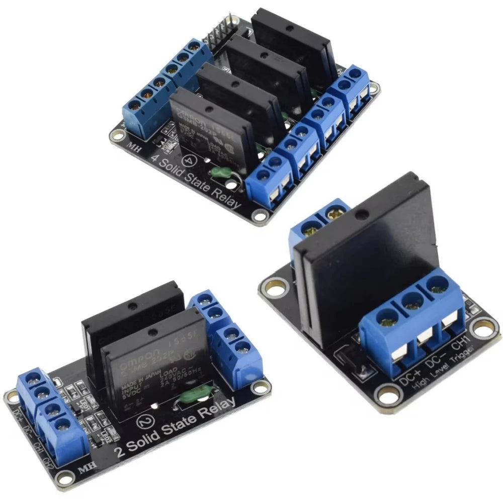 5V Relay 1 2 4  Channel For OMRON SSR High Low Level Solid State Relay Module 250V 2A For Arduino