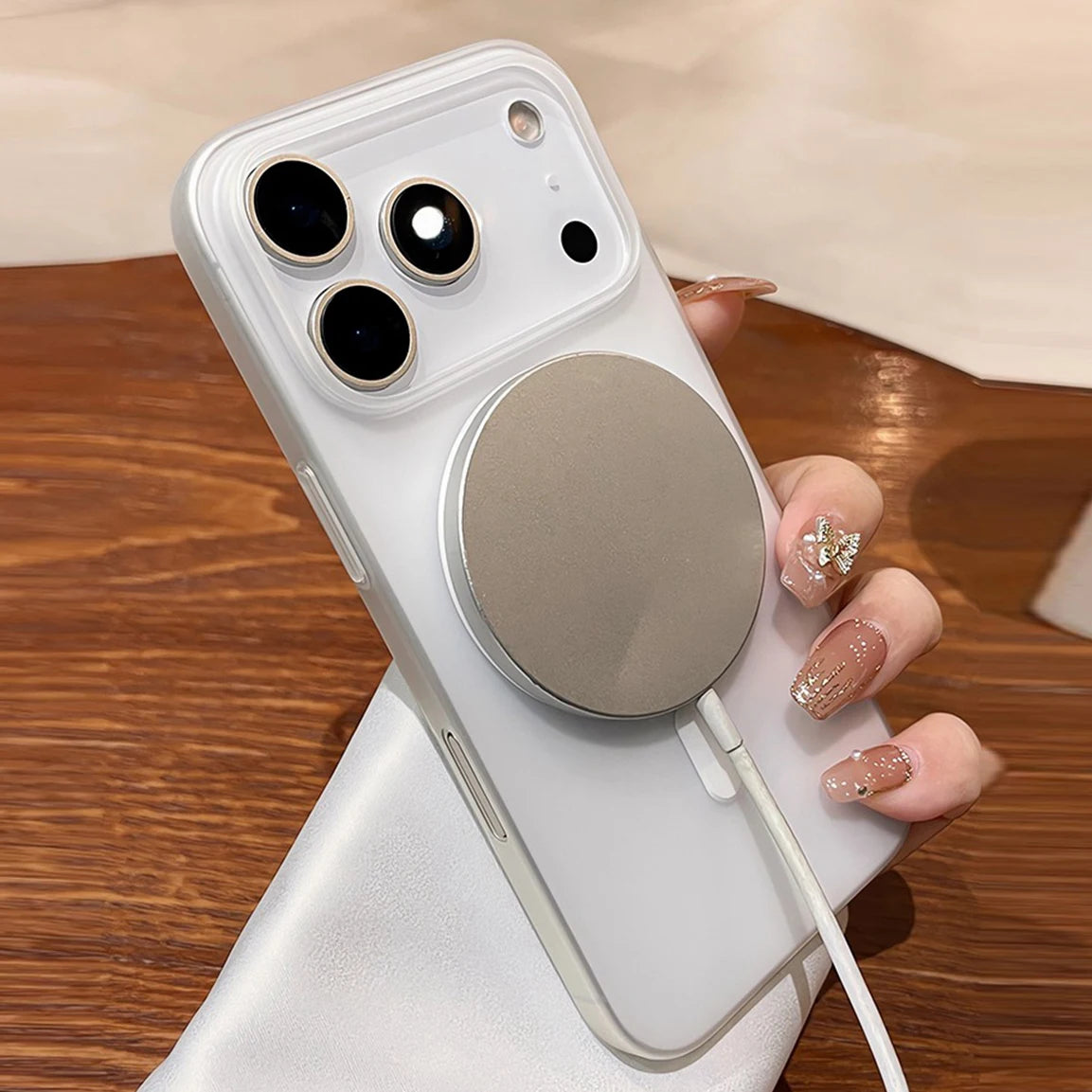Men Women Matte Ultra Thin PC for Magsafe Case for iPhone 17 Pro Max 17 Air Wireless Charge Cover for iPhone 16 15 Pro Max Plus