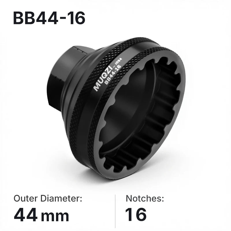MUQZI Centerlock Rotor Lockring Install Removal Tool Bike Disc Brake Lock Ring and Bottom Bracket Repair Socket Tool