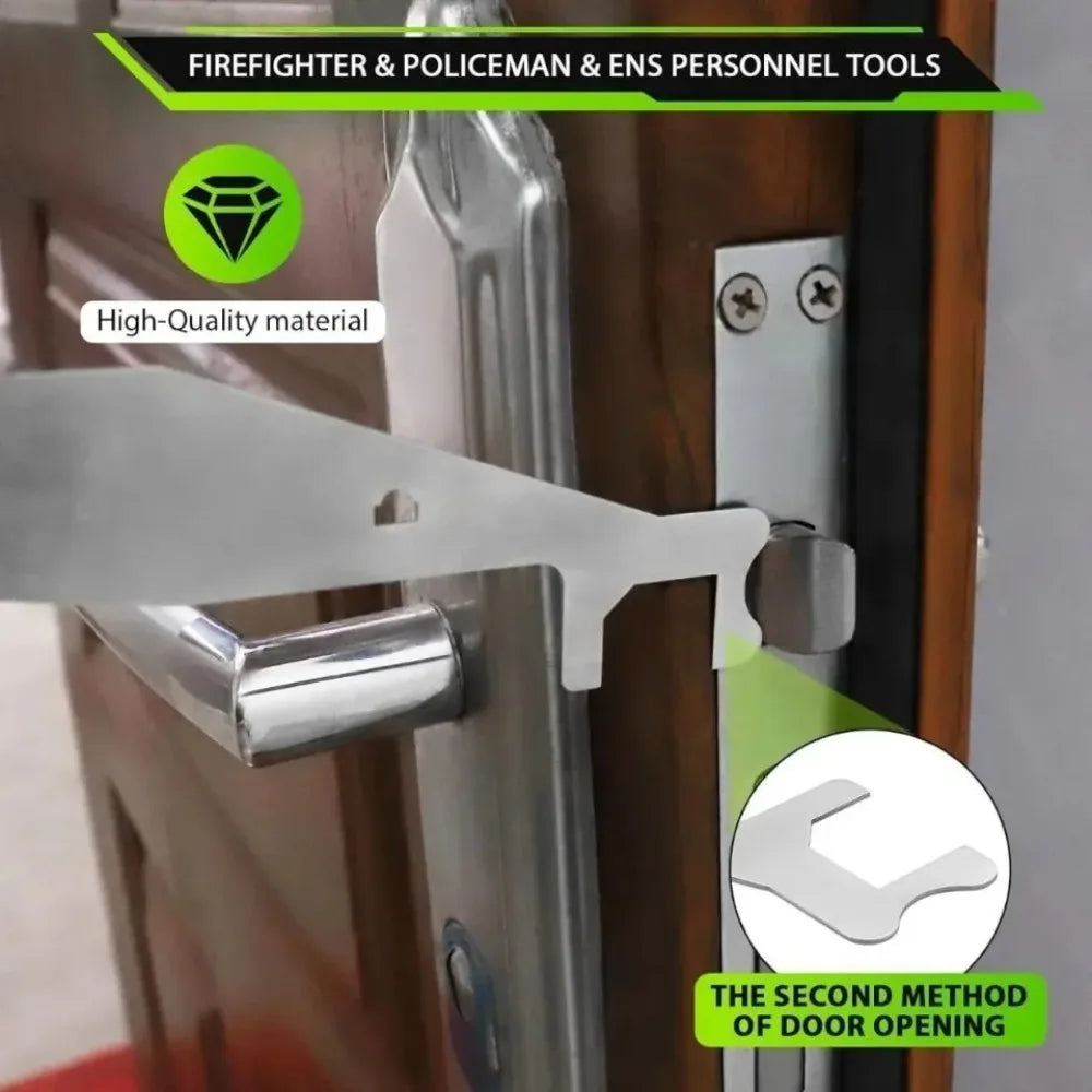 Stainless Steel Multi-Functional Firefighters Tools Lock Picking Fast Opener Practical Locksmith Kit for Professional Use