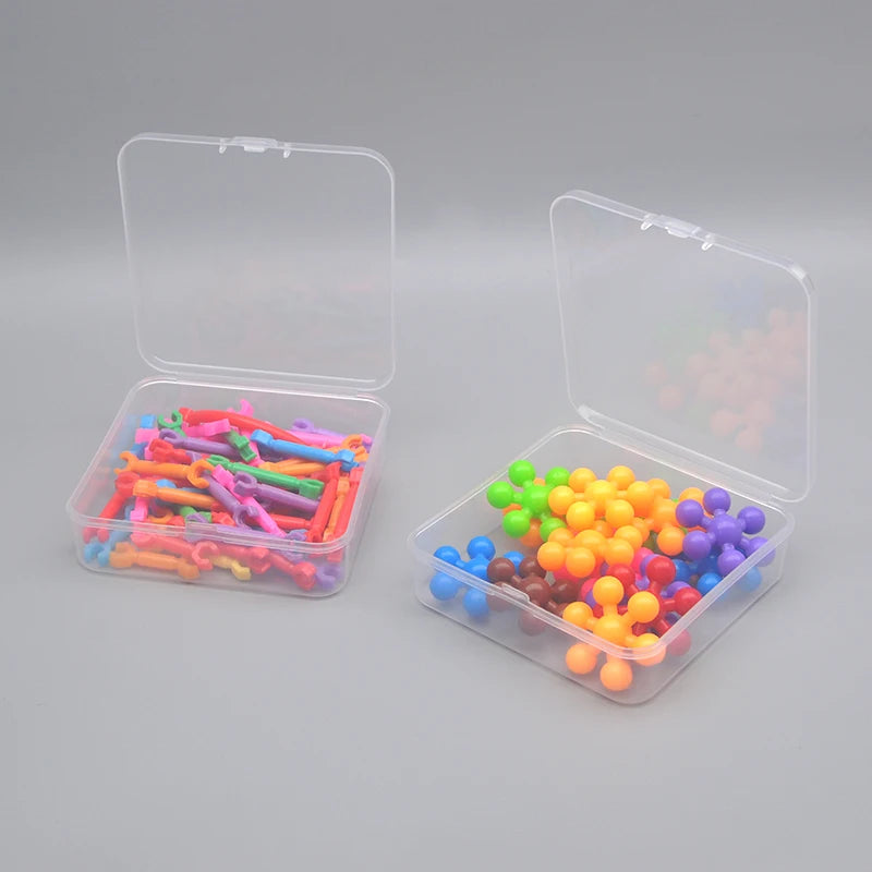 12 Transparent Storage Boxes for Arts and Crafts Parts Small Beads Accessories Storage Boxes