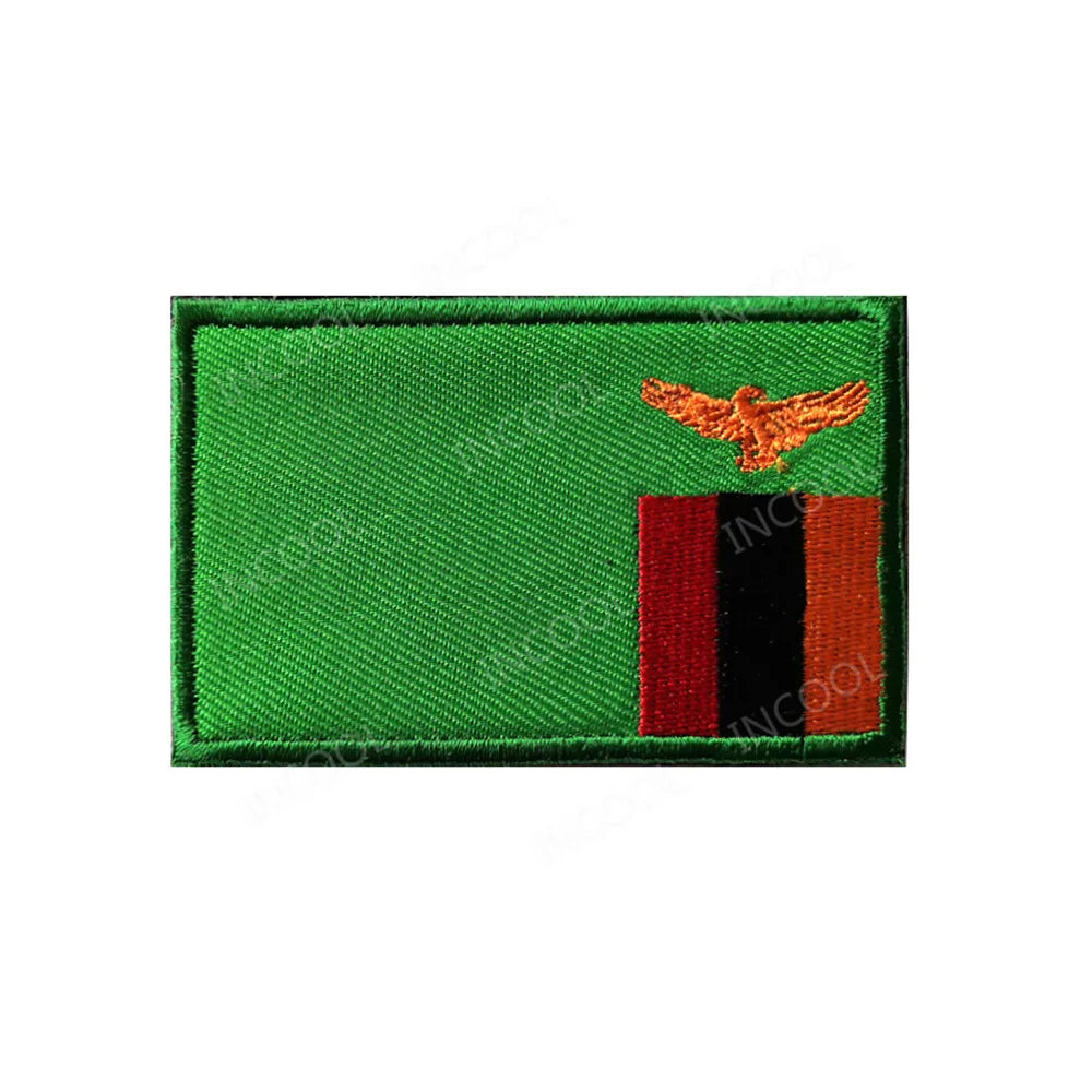 South Africa Egypt Kenya Algeria Nigeria Angola Ghana Morocco Senegal Algeria Flag Embroidered Patches Appliqued Patch For Cap