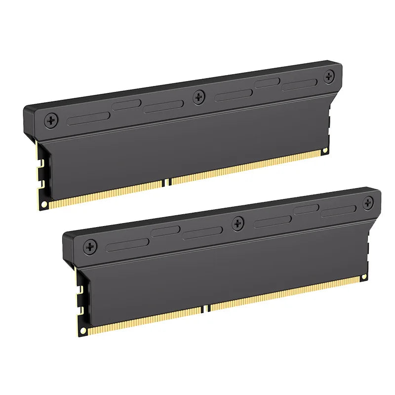 TEUCER Computer RAM Memory Heatsink Cooler with Thermal Conductive Pad for Desktop PC Memory DDR2/DDR3/DDR4/DDR5