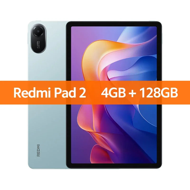 Global Version Xiaomi Redmi Pad 2 Advanced Helio G100-Ultra 11' 2.5K Crystal-Clear Display 9000mAh Battery 18W Fast Charging