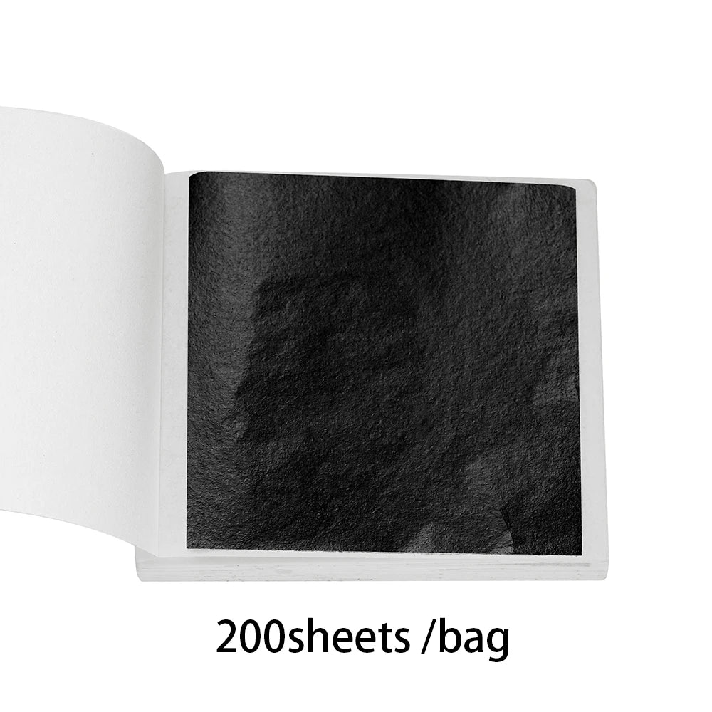 100-200sheets Imitation Gold Foil Paper Leaf Gilding DIY Epoxy Resin Mold Jewelry Making Filling Decorate Resin Crafts Tool