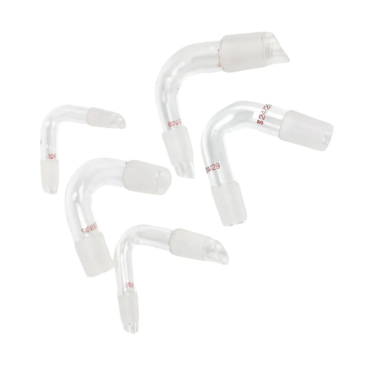 #14 #19 #24 #29 #34 Joint Equal Reduce Borosilicate Glass Distillation Adapter Distilling Head Elbow Bend Lab ware