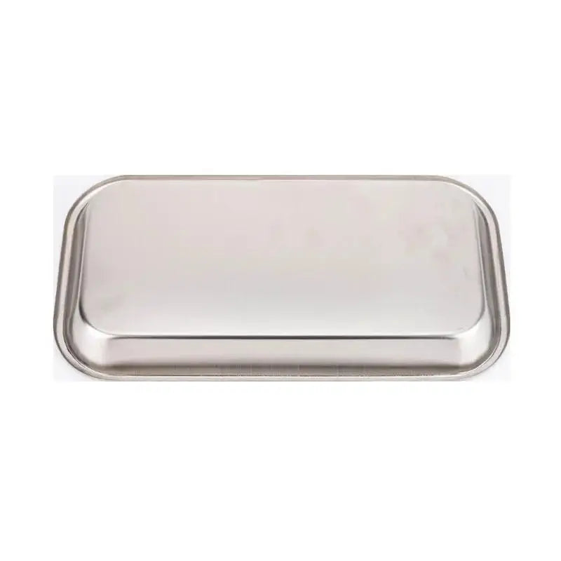 1pc Stainless Steel Lab Trays - Polished Surface, Durable Multi-Purpose for Lab, Surgical & Tattoo Tools, Easy-Clean Containers