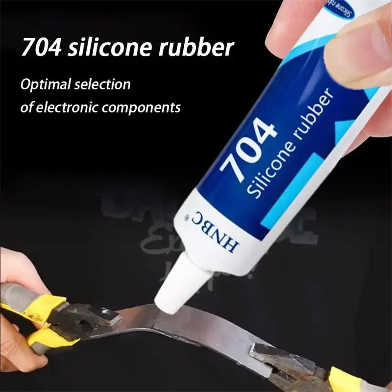 704 Silicone Rubber High-Temperature Resistant Electronic Waterproof Insulation Strong Heat-Resistant Silicone Sealing Adhesive