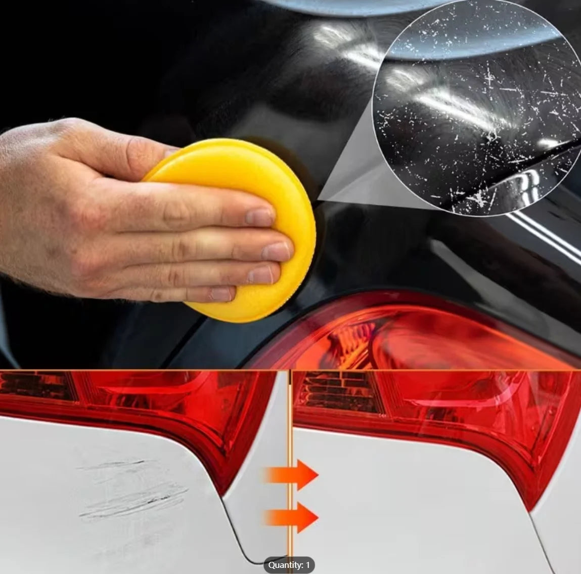 Car Scratch Repair Paste Car scratch repair paste with cloth and sponge Car wax for polishing and repairing paint scratches Deep