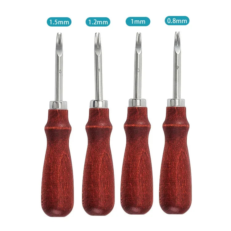 Leather Common Edge Beveler Skiving Craft Keen Edge Cutting Tool for Beveling V-shaped Blade with Rounded Center Taking The Edge