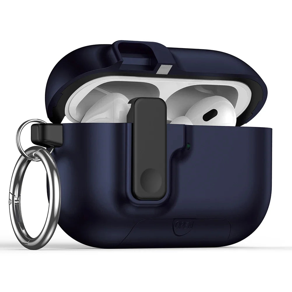 For Airpods Pro 3 Case with Automatic Lock & Cleaning Kit Phone Stand Design Protective Case Cover for Airpods Pro 3