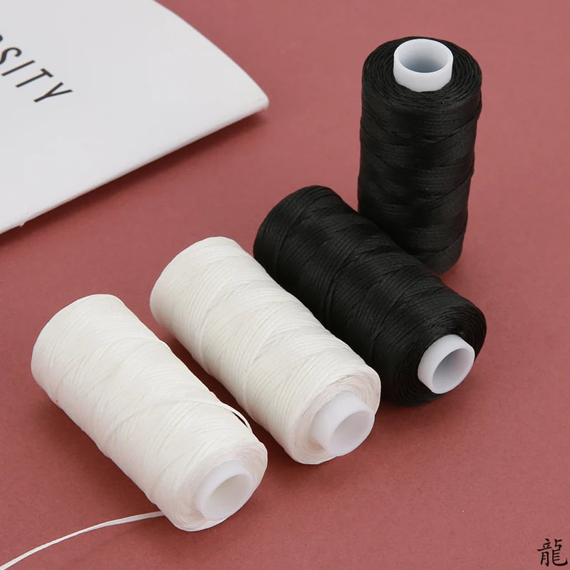 Leather Craft DIY Project 150D Leather Sewing Polyester Flat Wax String Diameter 0.8mm 30 Meter