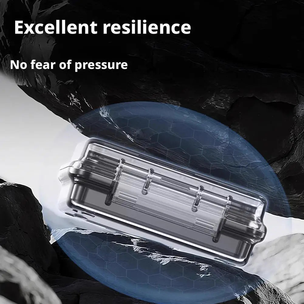 Portable Transparent for FiiO/Feiao NEST Clear Earphone Data Cable Waterproof, Splashing and Dustproof Protection Box
