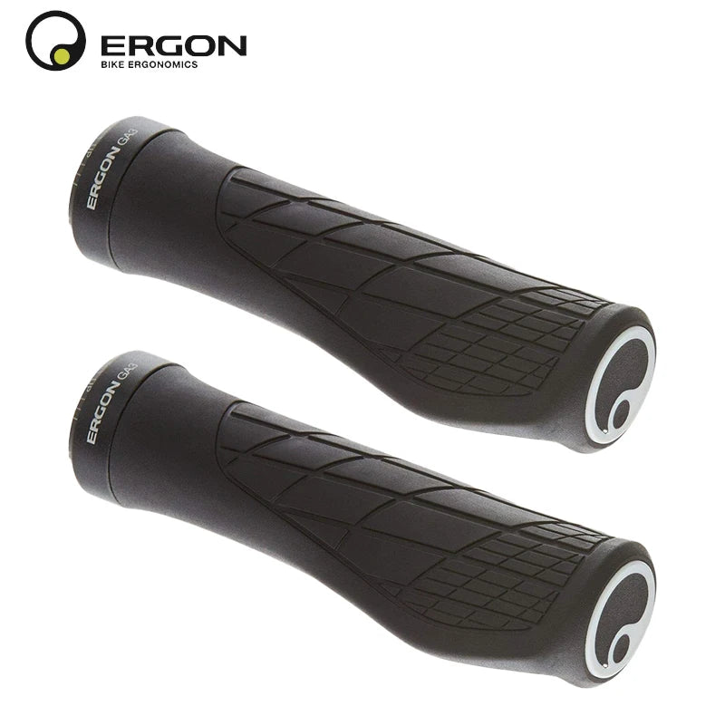Ergon GA3 Ergonomic All-Mountain Bike Grips Comfort & Wrist Support for MTB Trail Non-Slip Mountain Road Bike Handle Accessories