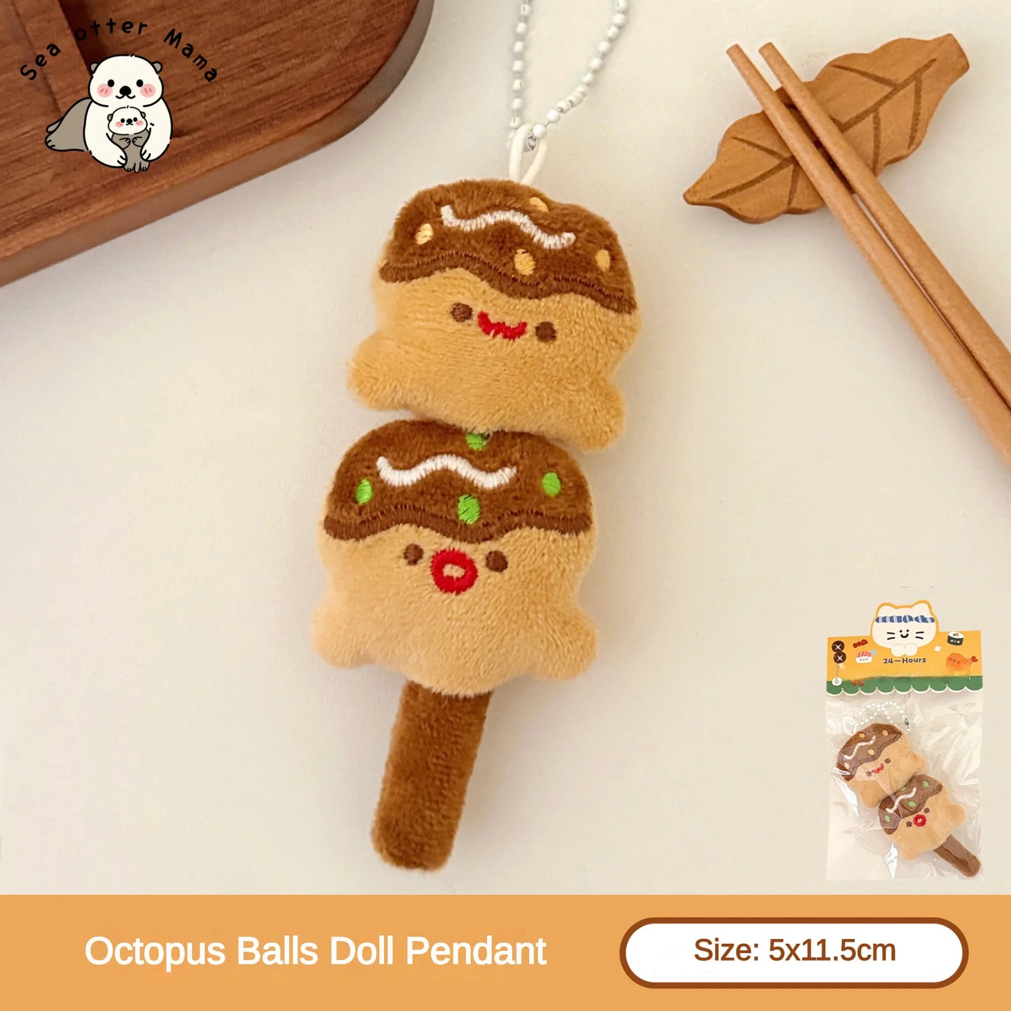 1/6/12 Pcs Cute Food Doll Pendant Plush Sushi Food Play Pendant Backpack Keychain Pendant