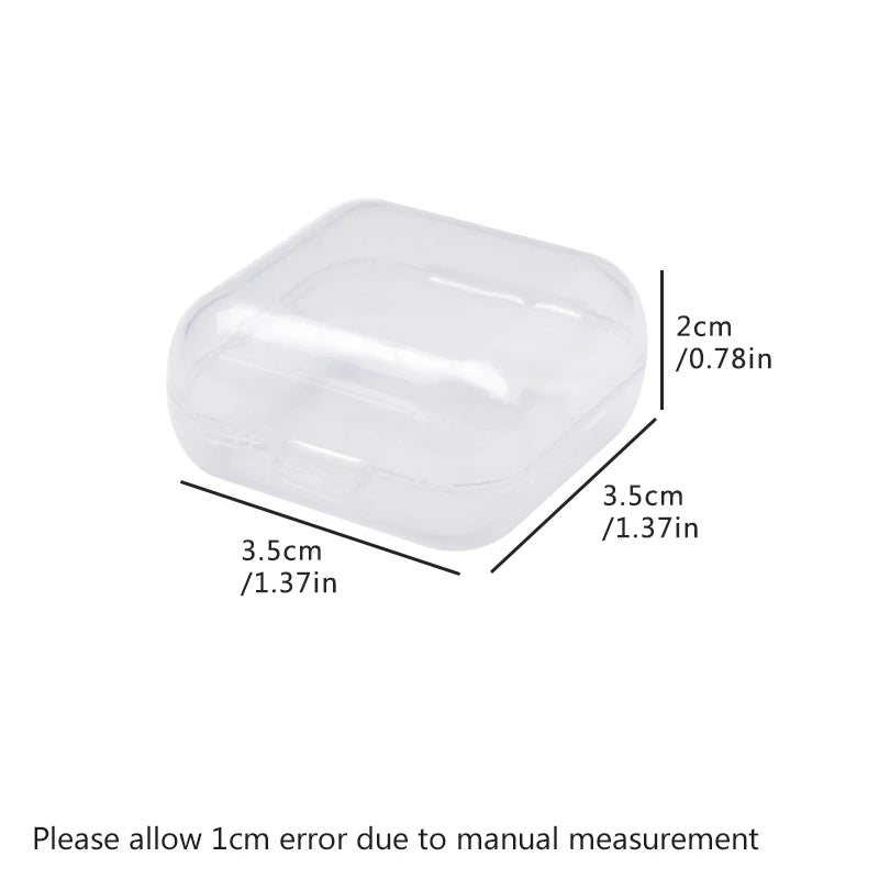 12 Transparent Storage Boxes for Arts and Crafts Parts Small Beads Accessories Storage Boxes