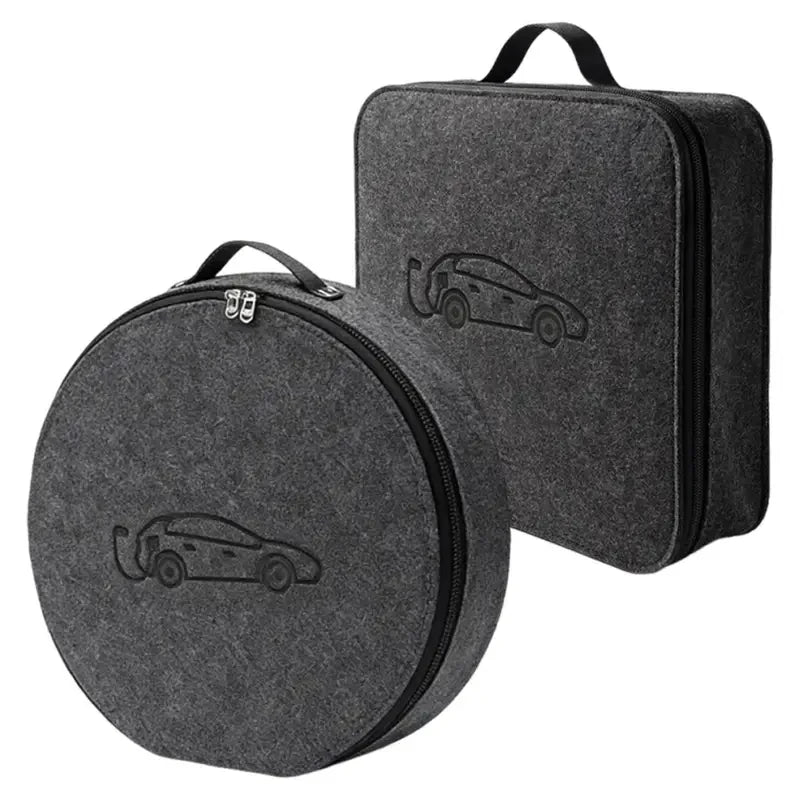 New Energy Vehicle Charging Gun Storage Bag Portable EV Charger Cable Bag Waterproof Auto EV Charging Jumper Storage Bag