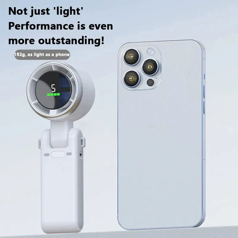 Lenovo 3-in-1 Fan 5-speed 3600mAh Rechargeable Lithium Battery  USB Charging Travel Mini Fan  For Travel Outdoor Activities