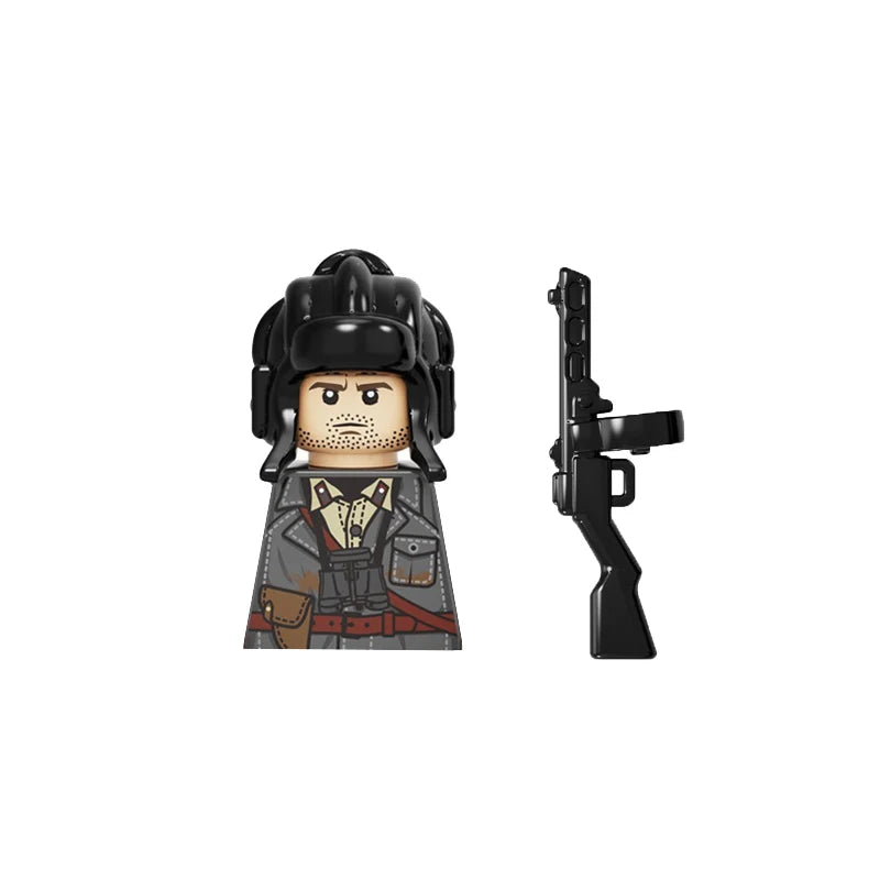 Military US Army Soviet Figures Soldiers MOC Building Blocks Medic Sniper Rifle Bunijon Hat Helmets Children's Toy Gift B145