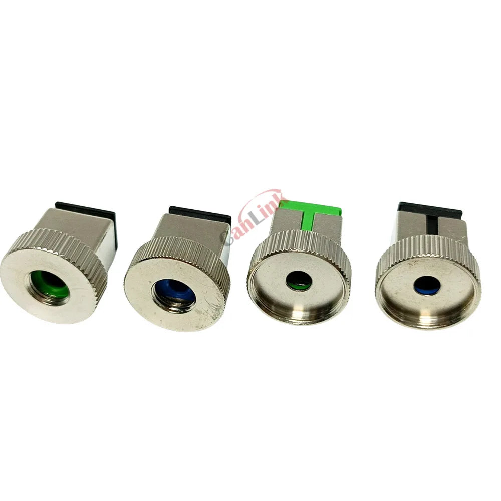 Fiber Connector Adapter SC/PC/APC Optical Power Meter Conversion Head Red Pen Metal Cap Adapter Coupler Flange