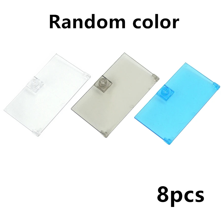 City Window Building Blocks MOC House Door Frame Glass Bricks Parts Compatible 60594  60616 60621 60596 MOC Educational Parts Fo