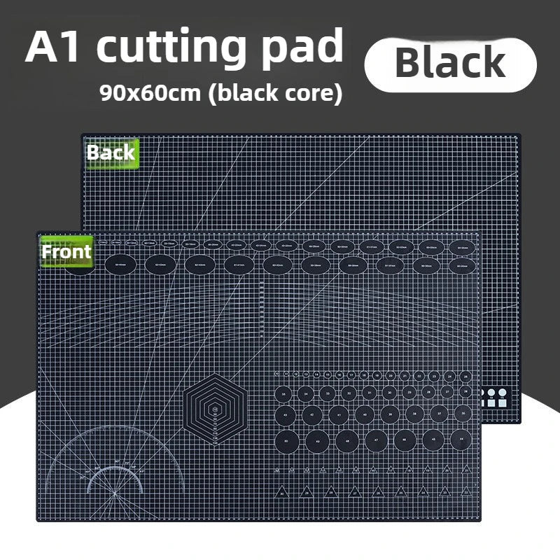 A1 Large Cutting Mat, Self Healing Double Side A1 Cutting Pad for Crafting Silhouette Green Sewing Cutting Mats