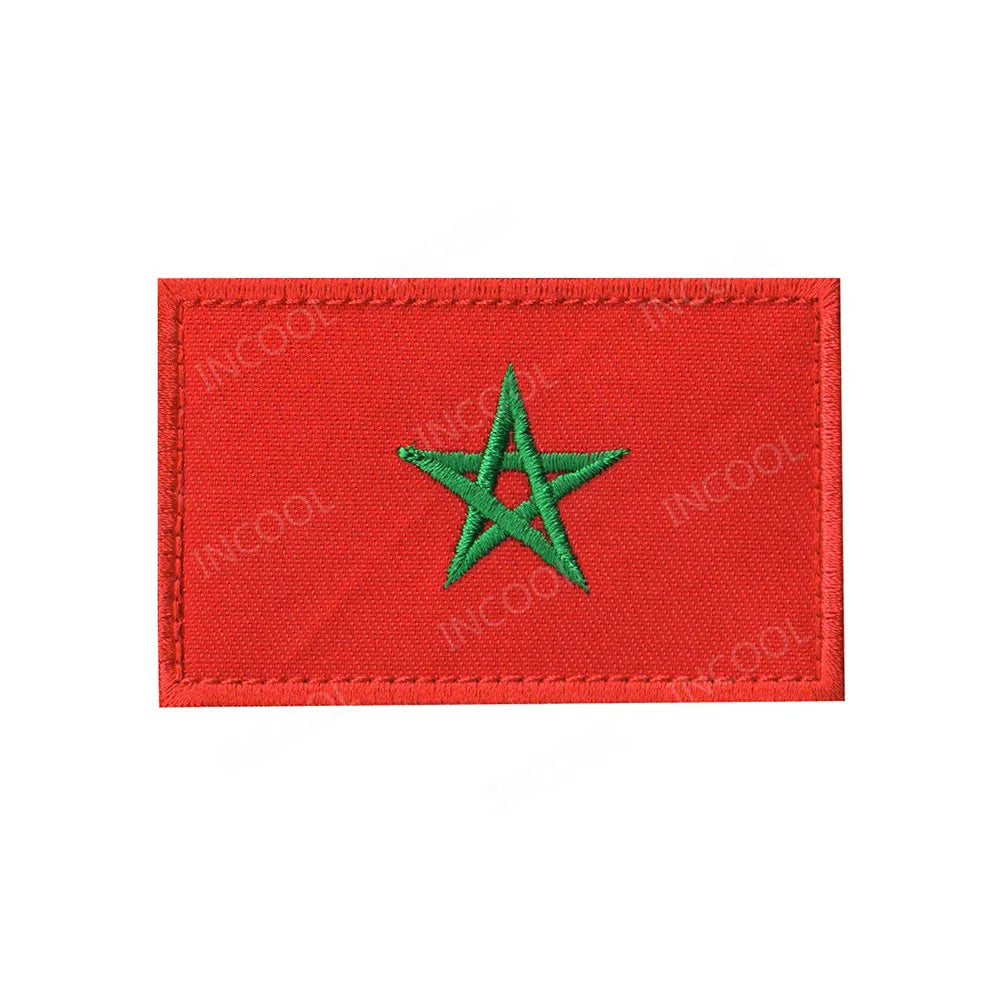 South Africa Egypt Kenya Algeria Nigeria Angola Ghana Morocco Senegal Algeria Flag Embroidered Patches Appliqued Patch For Cap