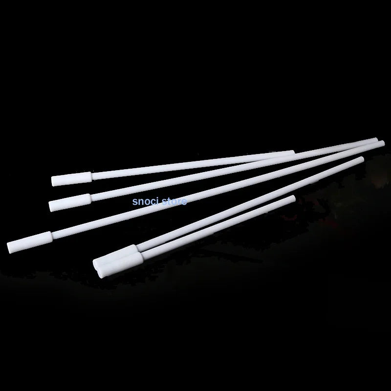 PTFE Magnetic Stirrer Stir Bar Magneton Stirring Rod PTFE recovery rod magnetic stirrer Recoverer  White 1Piece