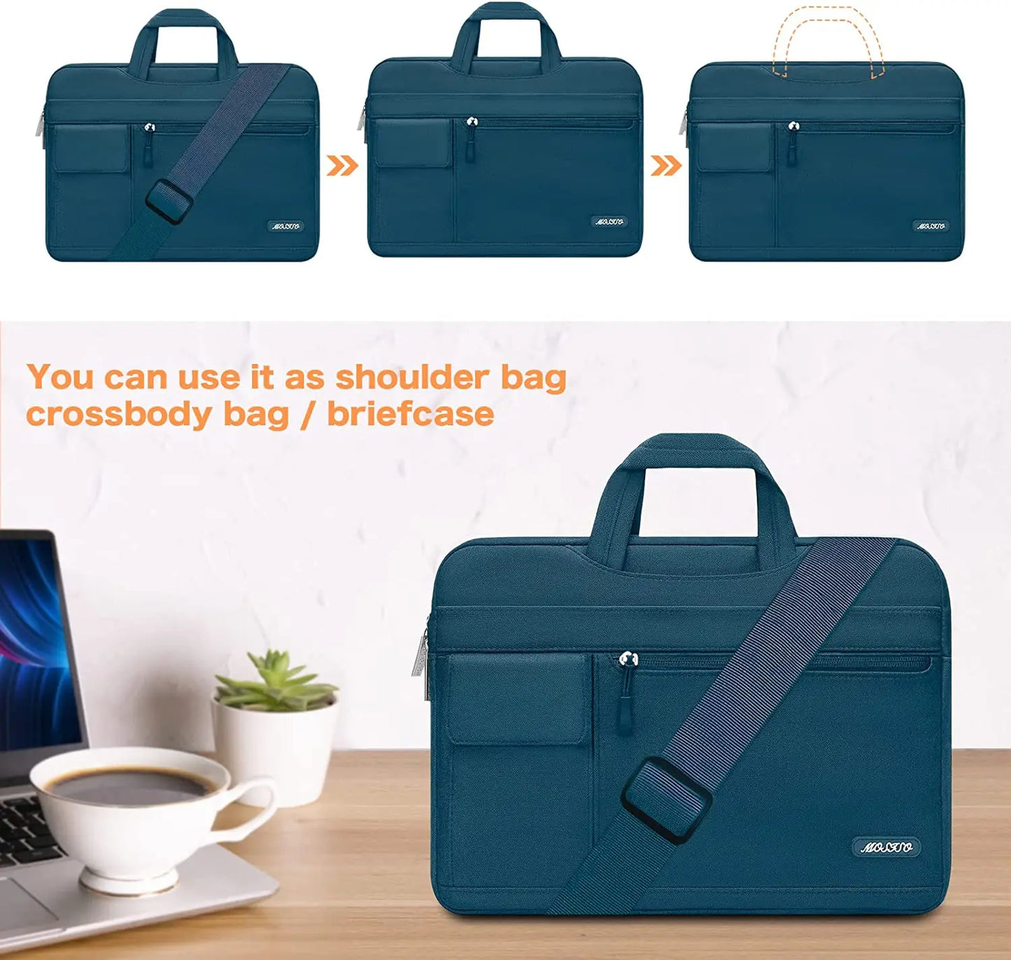 13 14 15 16 inch Laptop Bag Notebook Pouch for MacBook Air Pro Asus Dell HP Office Travel Computer Briefcase Handbag Sleeve Case