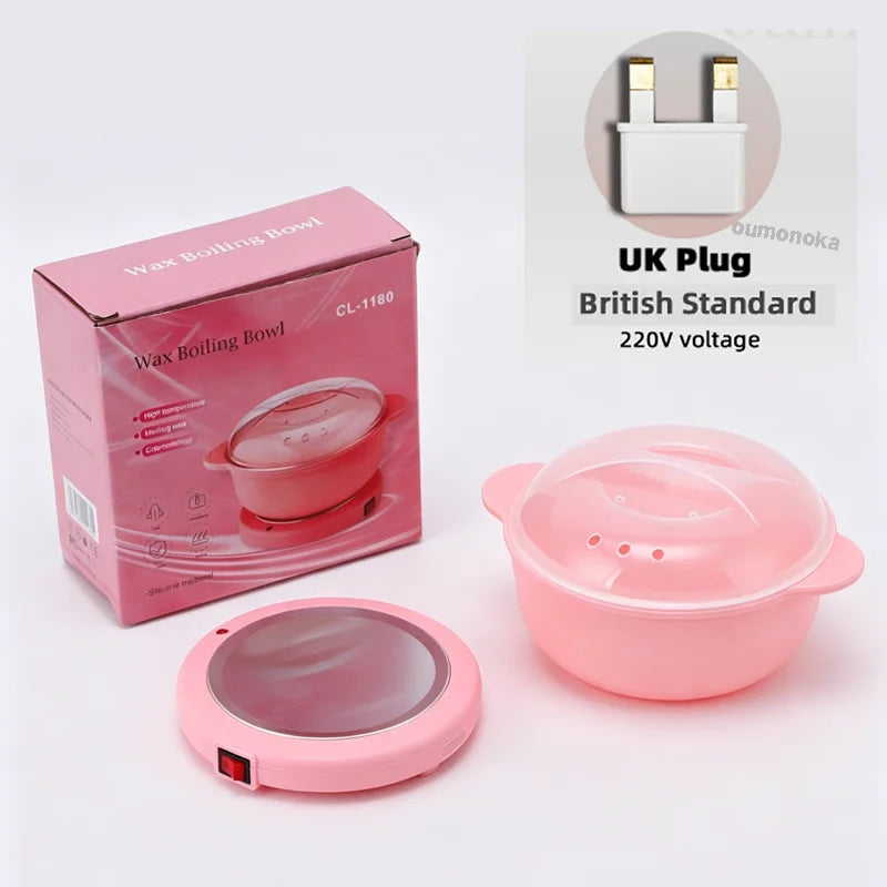 Silicone Depilatory Shaving Wax Heater  Machine for Depilation Professional Home Appliance SPA Paraffin Pot Foldable Wax Heater