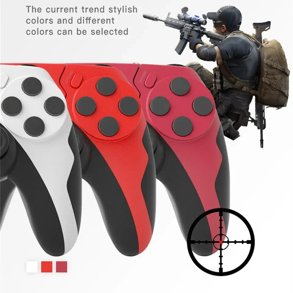 GAMINJA P48 Wireless Gamepad with Six Axis Gyroscope Game Controller For PS4 PS3 Console Wins 7 8 10 Dual Vibration PC Joystick switch controller pubg xbox one xbox one controller xbox one controller