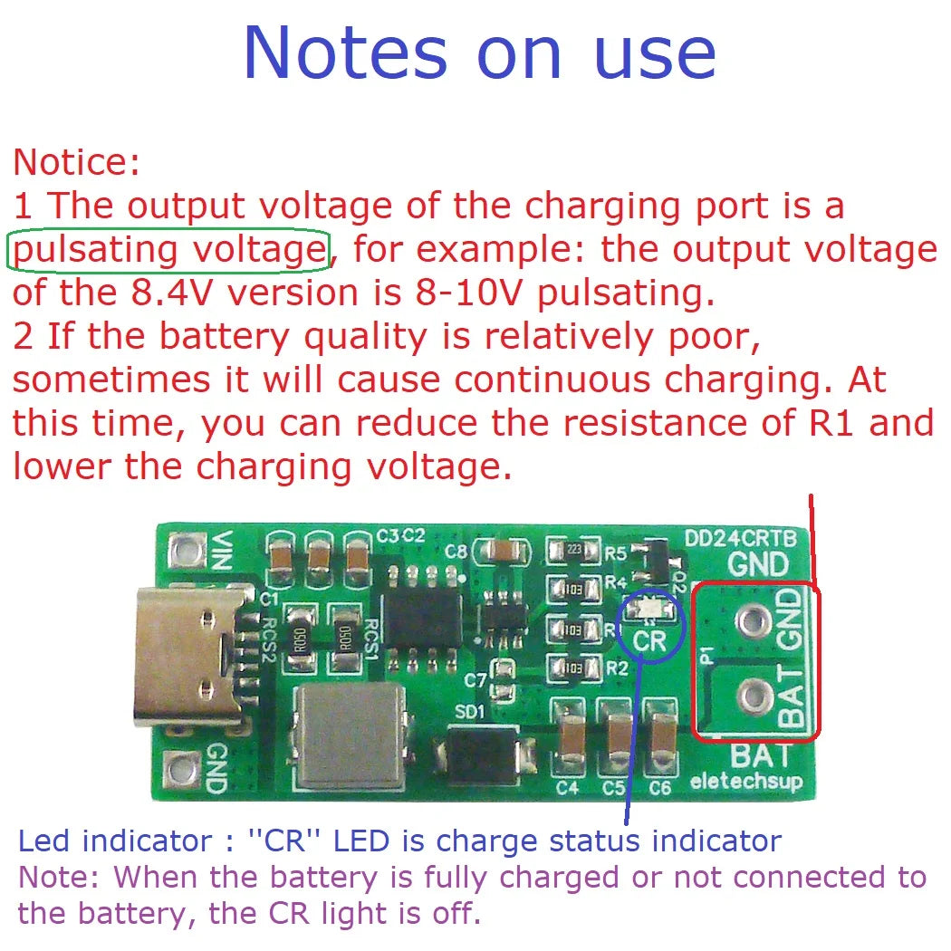 1PCS 2-6Cell Li-po Li-ion 18650 Pack Charger Module Type-c DC 5V to 8.4V 12.6V 16.8V 21V 25.2V for 7.4V 11.1V 14.8V 18.5V 22.2V