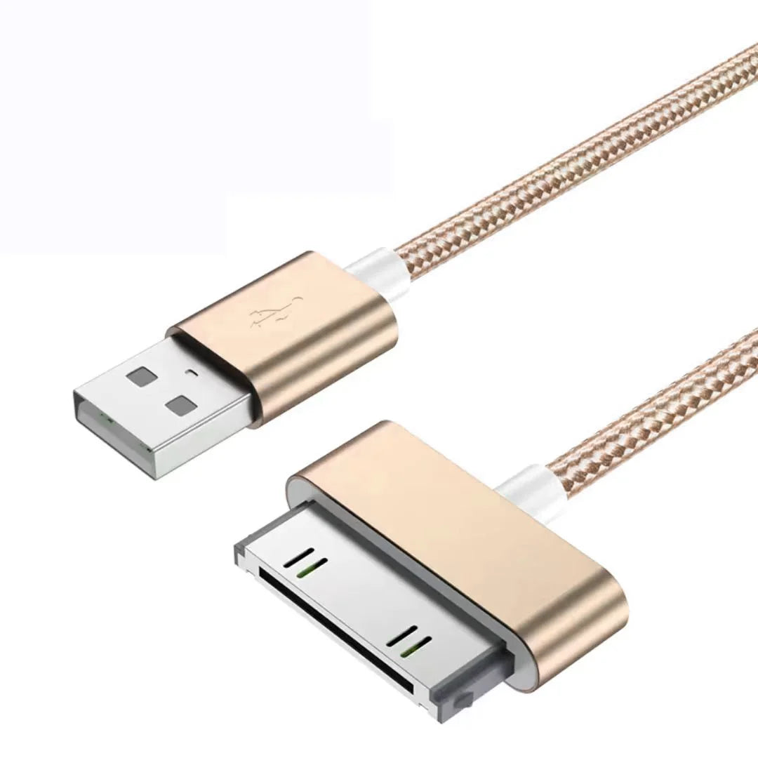 NNBILI USB Cable Fast Charging for iPhone 4 4s 3GS 3G iPad 1 2 3 iPod Nano touch 30 Pin 2A USB Charger Adapter Data Sync Cord
