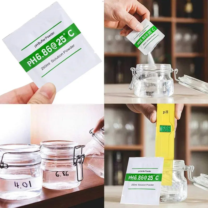 3/15/30pcs/lot 4.01 6.86 9.18 PH Meter Calibration Point PH Buffer Powder Measure Calibration Solution For PH Test Meter