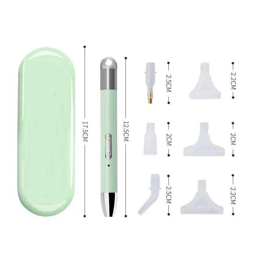 USB Rechargeable 5D Diamond Painting Lighting Point Drill Pen Set Square/Round Drill DIY Portable Diamond Painting Drawing Tool