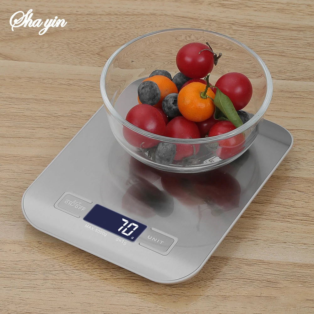 10kg/1g High-Precision Electronic Baking Scale for Kitchen LED Display Accurate Small Household Food Pastry Scale